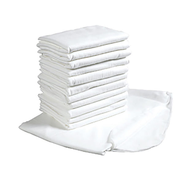 Picture of Standard White Cot sheets, dozen