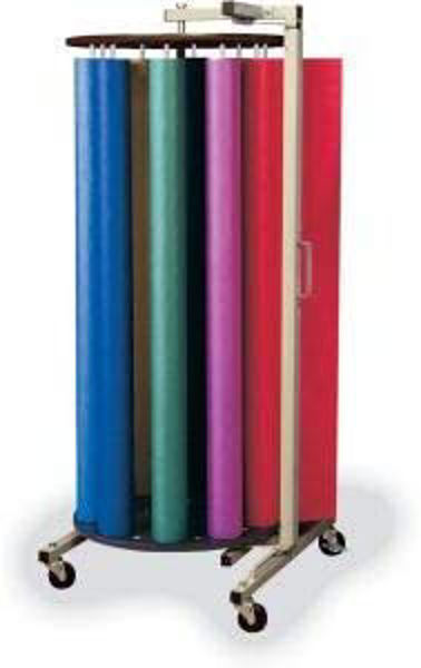 Picture of Vertical Rotary Rack, includes 10 rolls paper