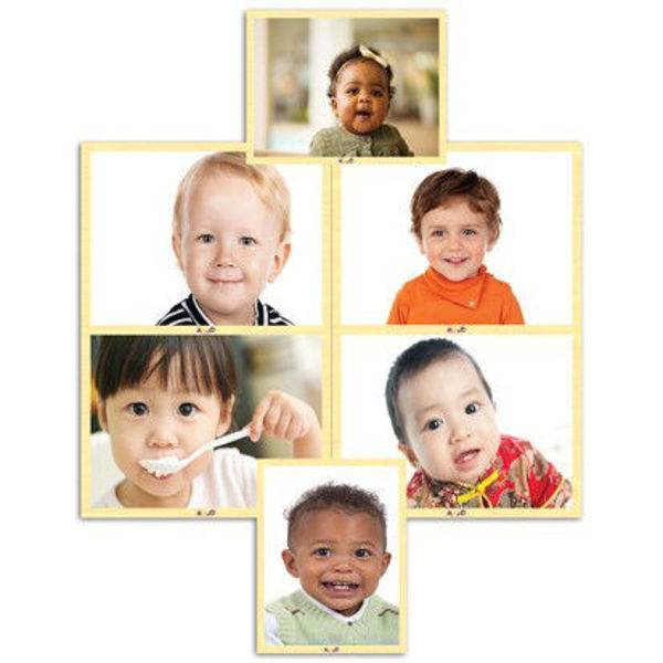 Picture of Faces Wooden 6-Puzzle Set